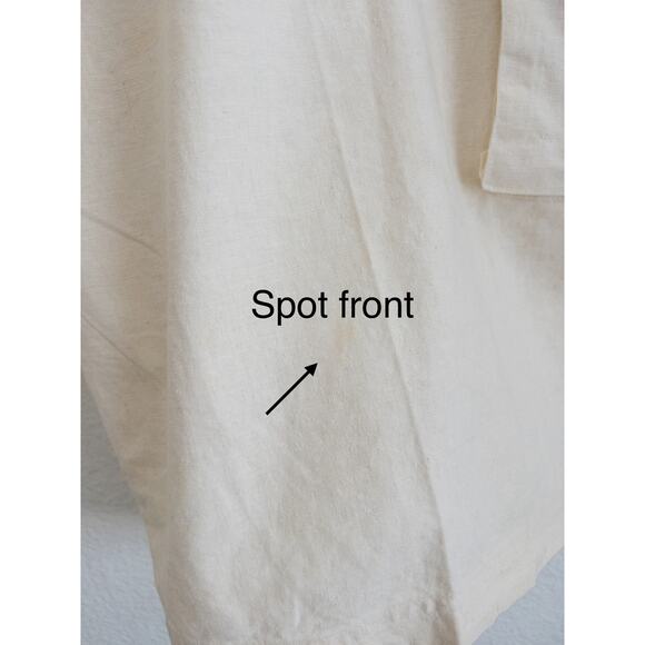 Lakhay's Collection Hemp Cotton Blend Pull On Cargo Shorts Neutral Size Large - Picture 10 of 12